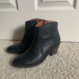 lucky brand black booties